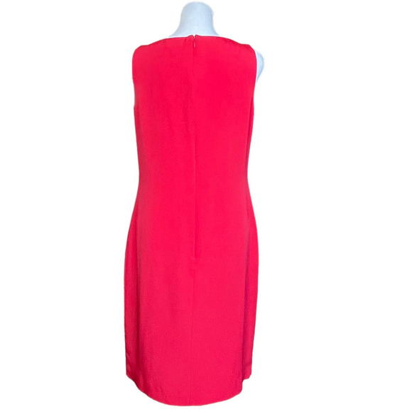 Lauren Ralph Lauren Evening Dress Red Women's Size 4 Classic Christmas Party - Picture 4 of 9